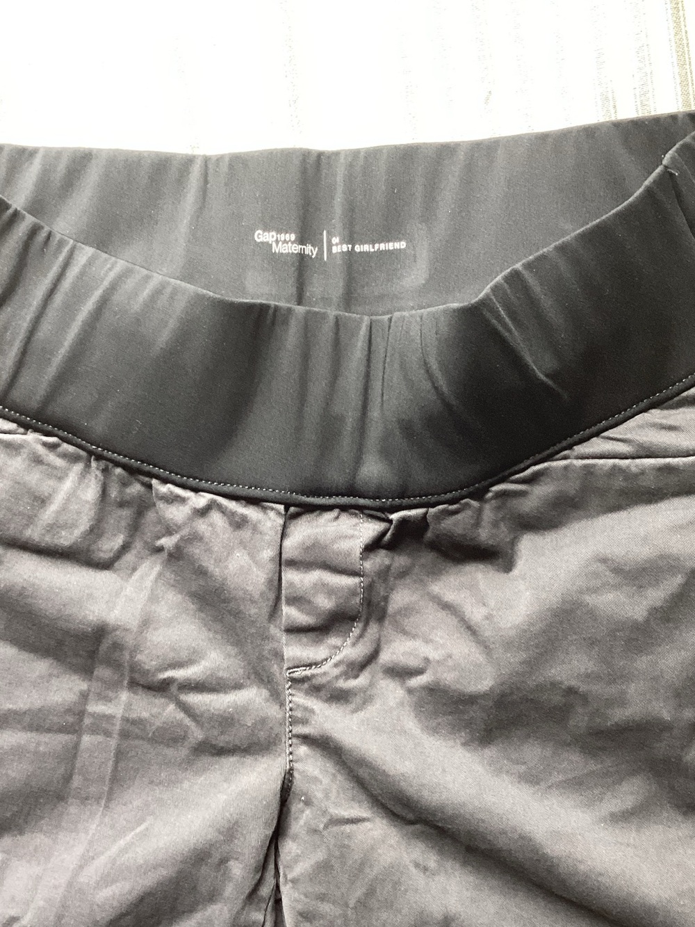 GAP Black Maternity Girlfriend Pants